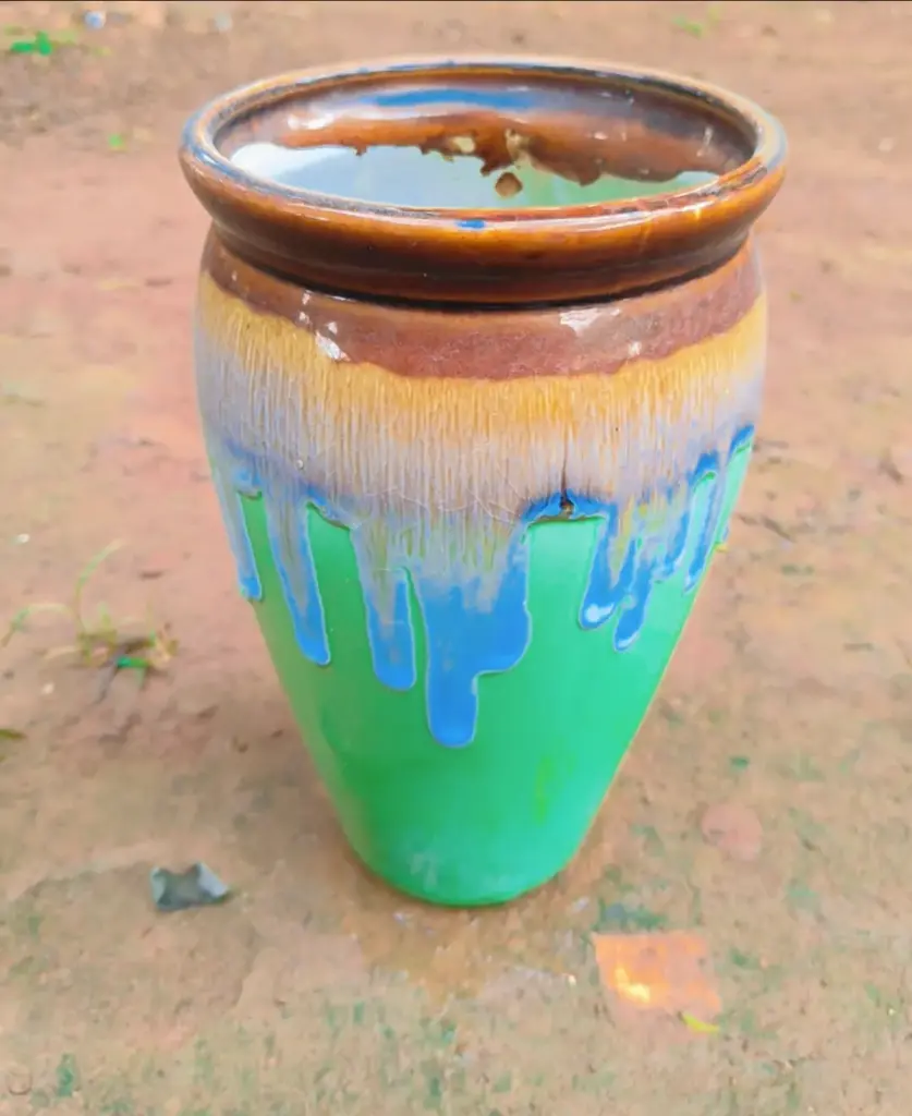 3D colouring ceramic pot  standard